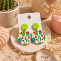 Boucles d’oreilles cactus – vue 1