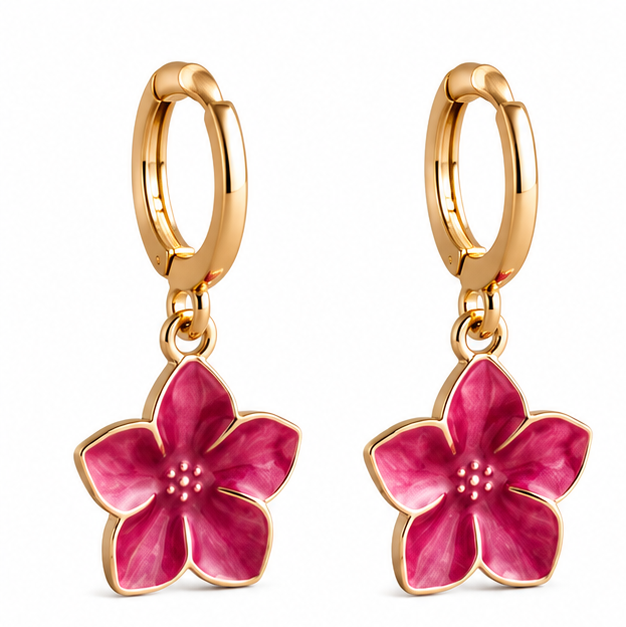 Boucles d’oreilles Flor – vue 3