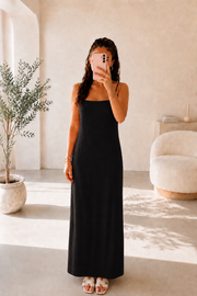 Robe longue noire – Taille unique – vue 1