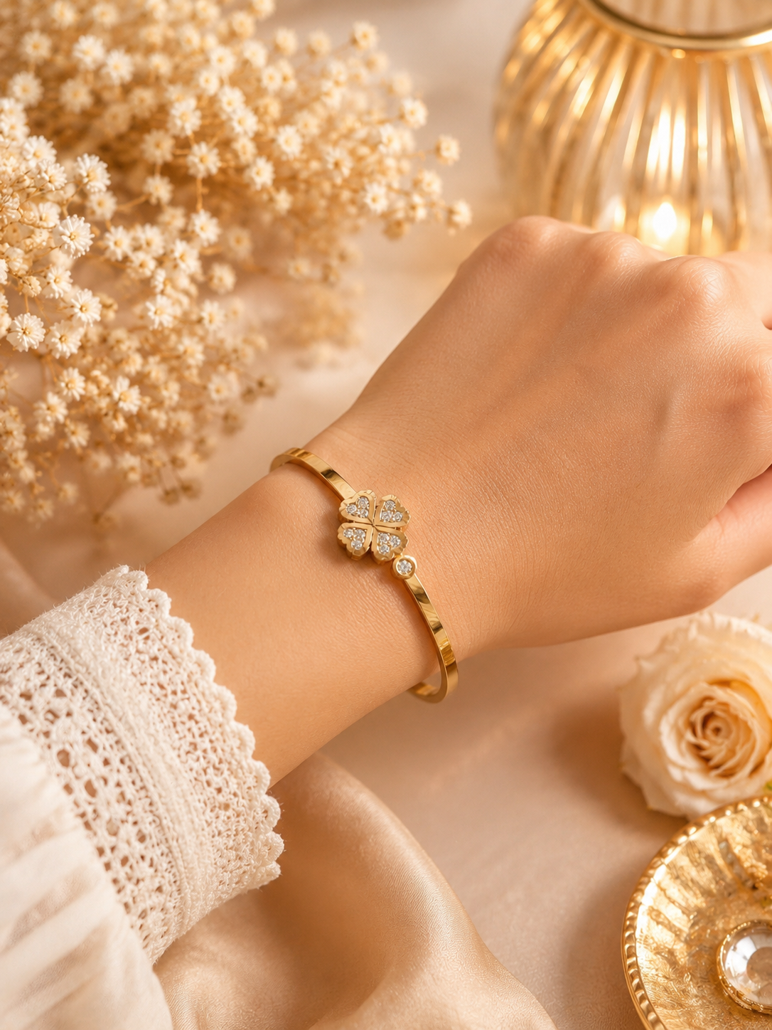 Bracelet trèfle – vue 1