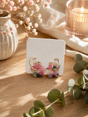Boucles d’oreilles fleurs – vue 6
