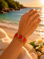 Bracelet Cœur en acier inoxydable – vue 1