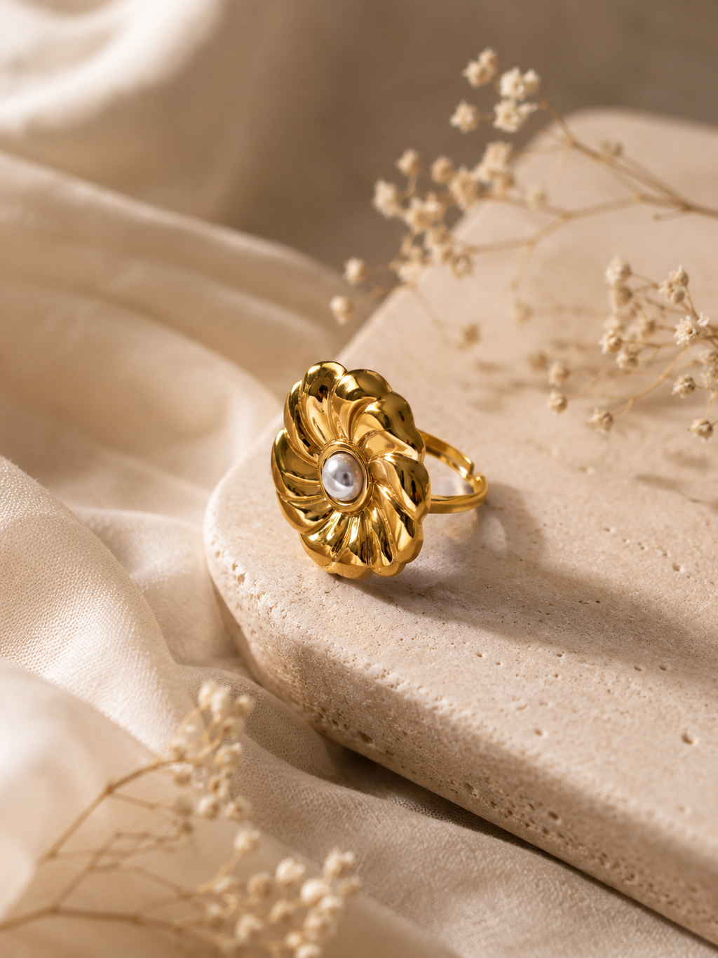 Bague doré Flor🌺