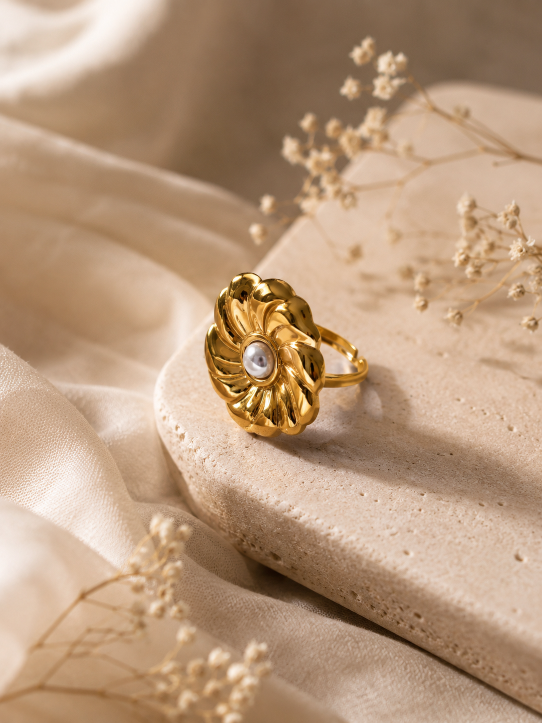 Bague doré Flor🌺