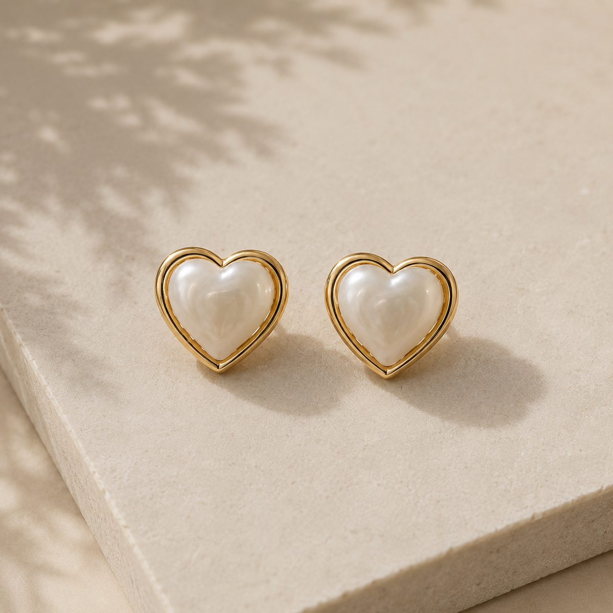 Boucles d’oreilles cœur – vue 1