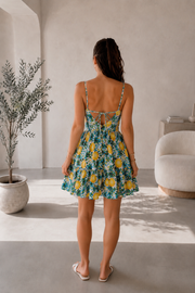 Robe d’été imprimée citron – Taille M – vue 2