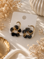 Boucles d’oreilles fleurs – vue 5