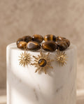 Bracelet soleil doré femme – bijou estival tendance – vue 1