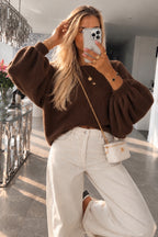 Pull Scarlett marron