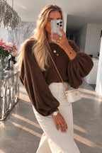 Pull Scarlett marron autre vue